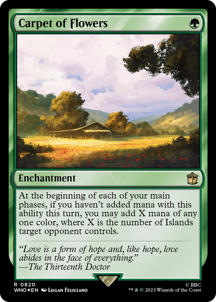 Carpet of Flowers (Surge Foil) [Doctor Who] | Gate City Games LLC