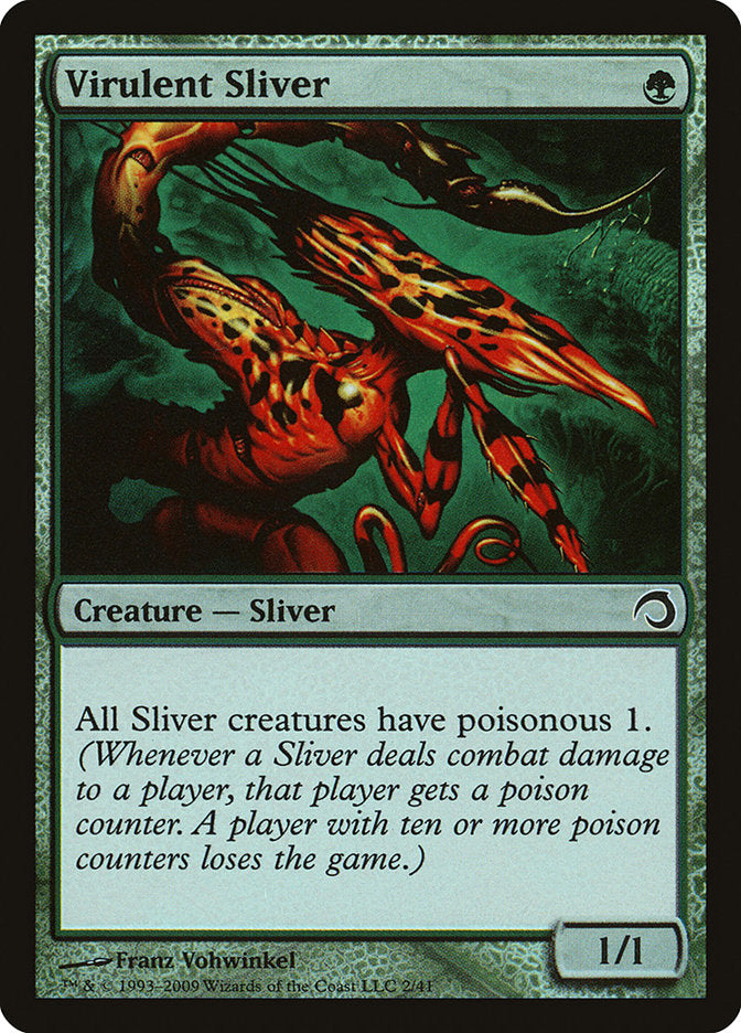 Virulent Sliver [Premium Deck Series: Slivers] | Gate City Games LLC