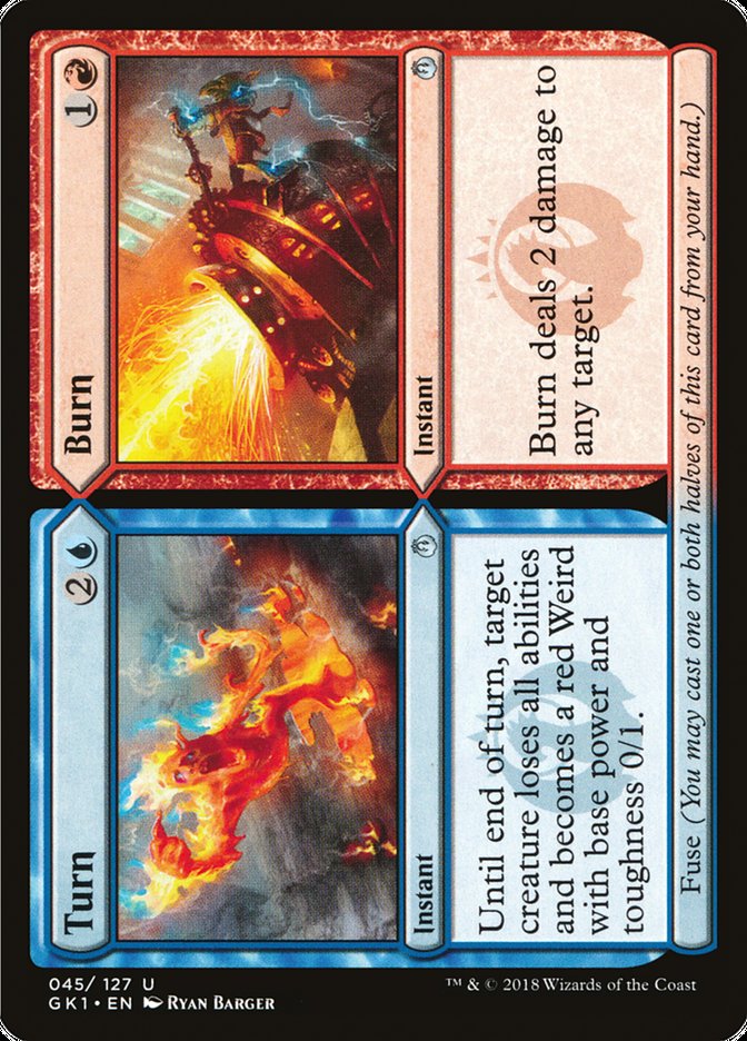 Turn // Burn [Guilds of Ravnica Guild Kit] | Gate City Games LLC