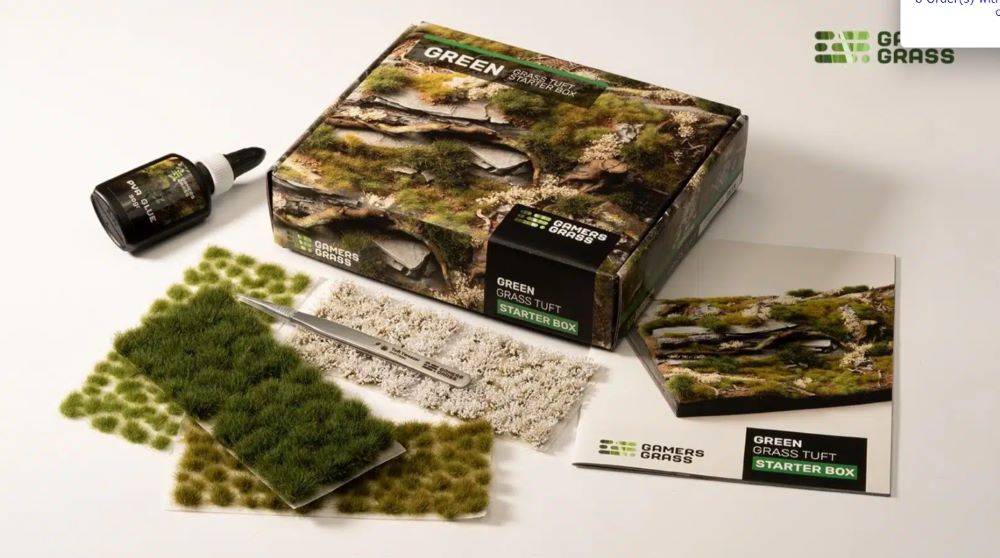 Gamers Grass  Grass Tuft Starter Box | Gate City Games LLC