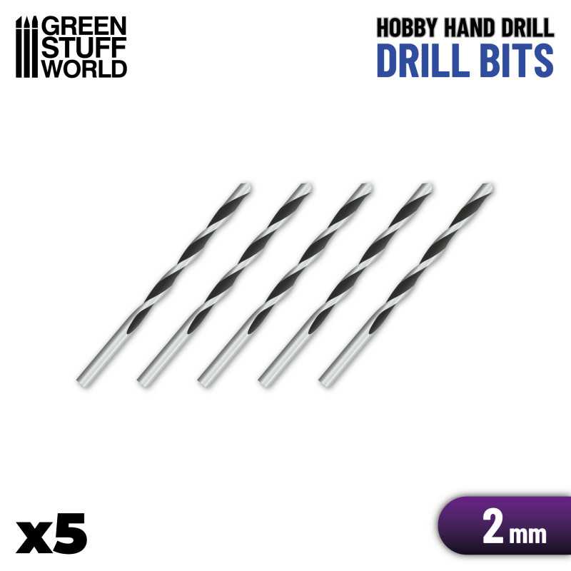 Green Stuff World 2mm Drill Bit Set | Gate City Games LLC