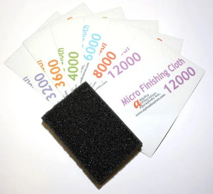 Stevens Micro Finishing Cloth Abrasive Sheets | Gate City Games LLC