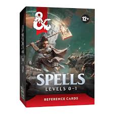 Dungeons & Dragons Reference Cards - Spells | Gate City Games LLC