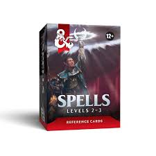 Dungeons & Dragons Reference Cards - Spells | Gate City Games LLC