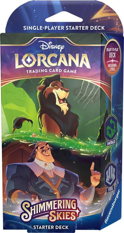 Disney Lorcana: Shimmering Skies Starter Deck | Gate City Games LLC