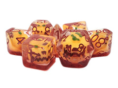 Old School Dice - 7 Piece DnD RPG Dice Set | Gate City Games LLC