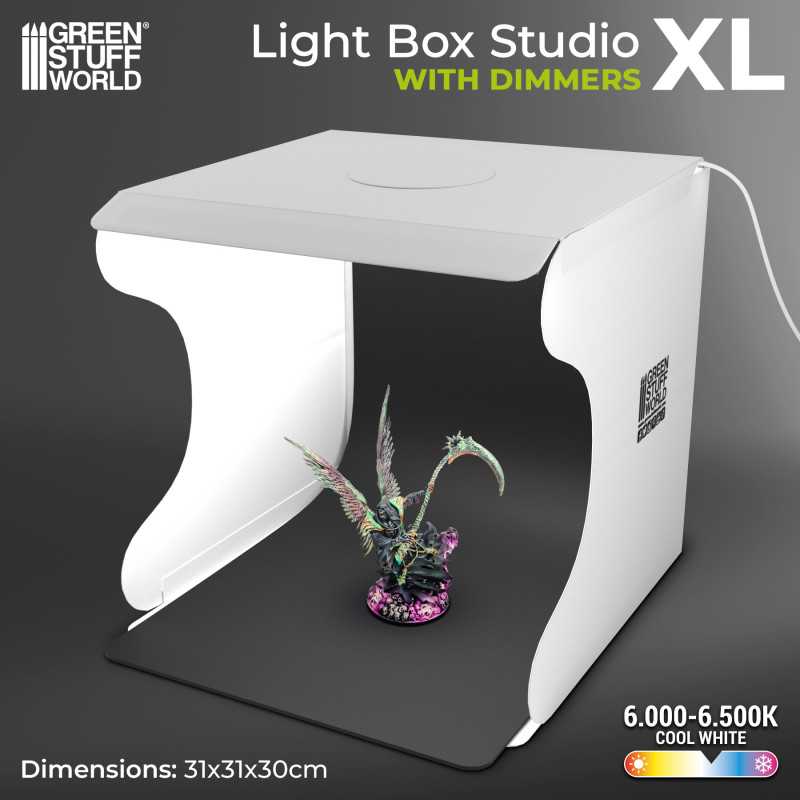 Green Stuff World Light Box Studio with Dimmer XL | Gate City Games LLC