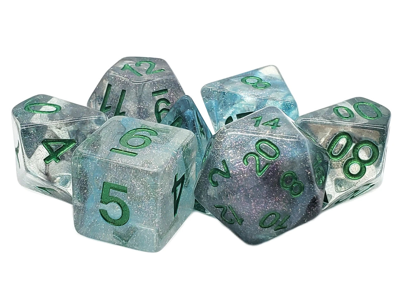Old School Dice - 7 Piece DnD RPG Dice Set | Gate City Games LLC