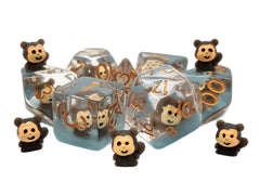 Old School Dice - 7 Piece DnD RPG Dice Set | Gate City Games LLC