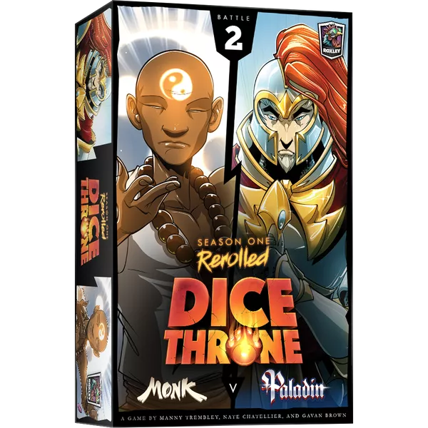 Dice Throne S1R: Monk vs Paladin | Gate City Games LLC