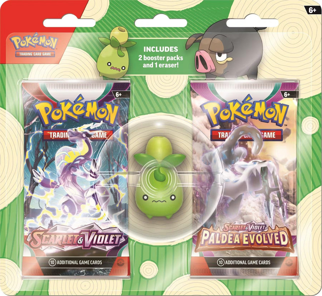 Pokemon Trading Card Game Back to School Eraser Kit | Gate City Games LLC