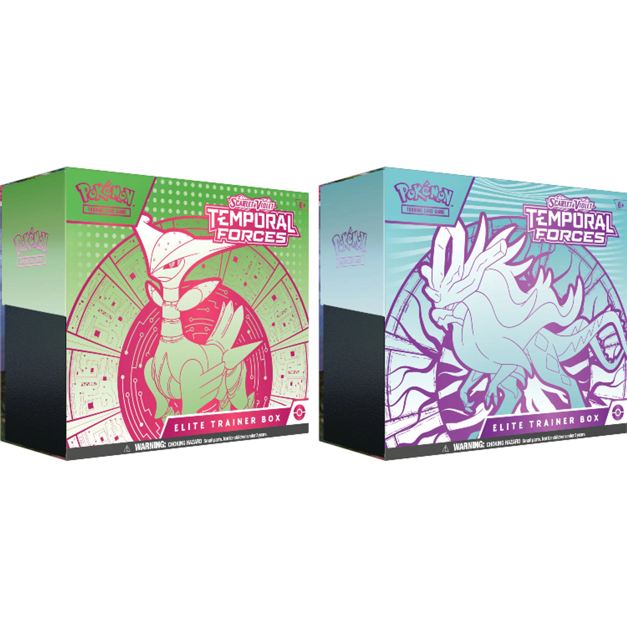 Pokemon Scarlet and Violet Temporal Forces Elite Trainer Box | Gate City Games LLC