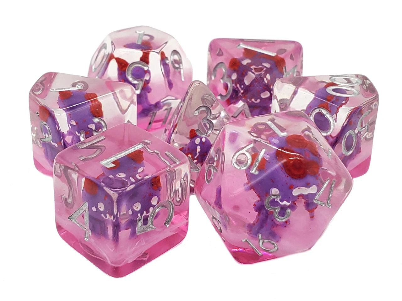 Old School Dice - 7 Piece DnD RPG Dice Set | Gate City Games LLC