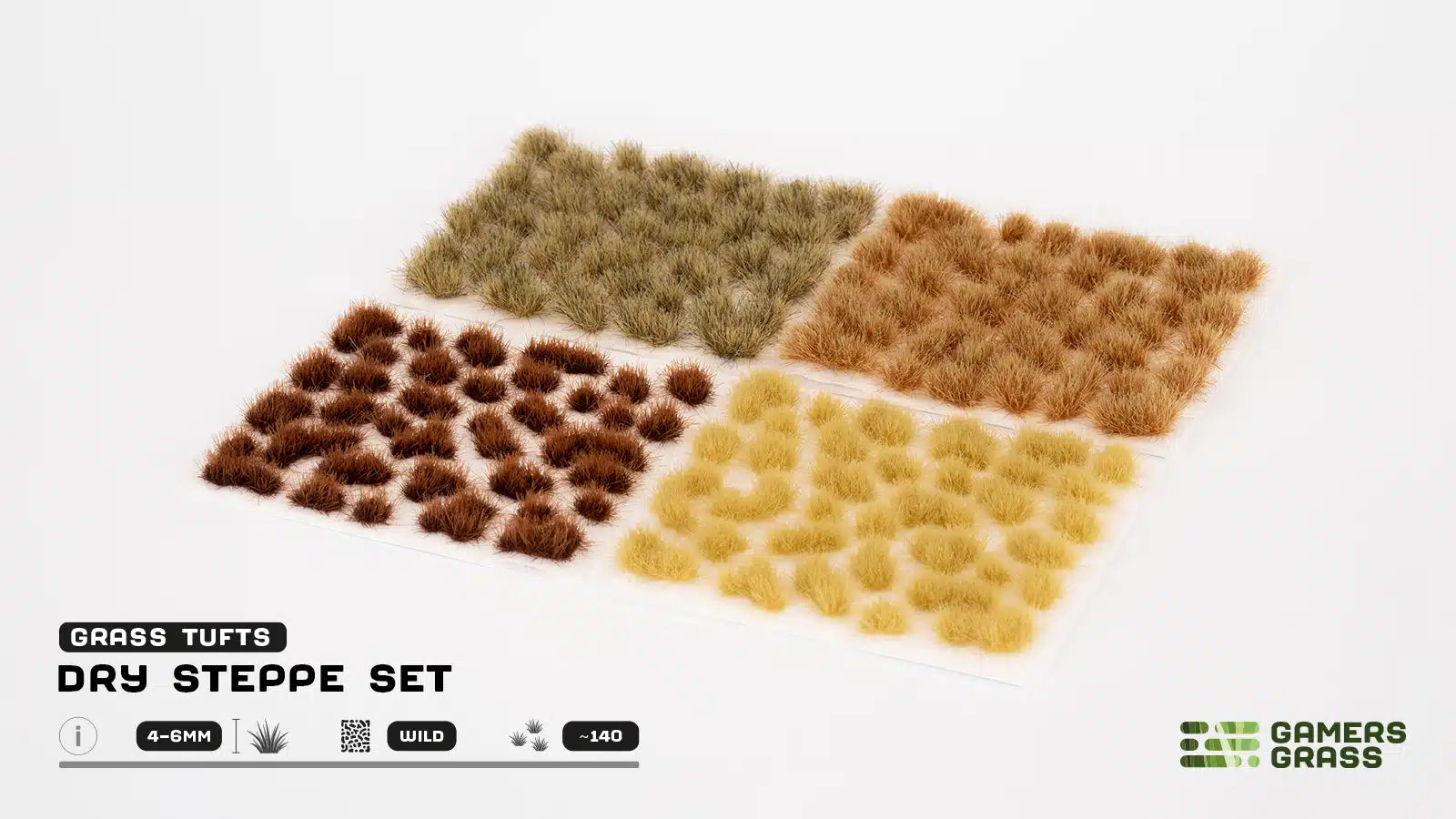 Gamers Grass Dry Steppe Set | Gate City Games LLC