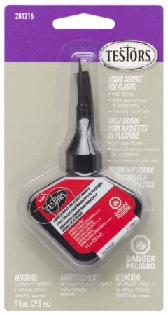 Testors Liquid Cement Dropper Bottle | Gate City Games LLC