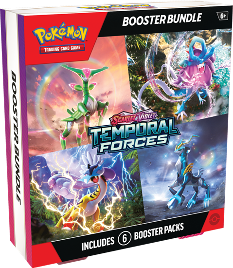 Pokemon Scarlet and Violet Temporal Forces Booster Bundle | Gate City Games LLC