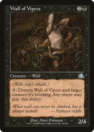 Wall of Vipers [Prophecy] | Gate City Games LLC