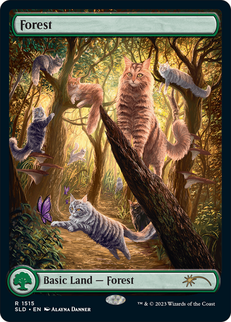 Forest (1515) [Secret Lair Commander Deck: Raining Cats and Dogs] | Gate City Games LLC