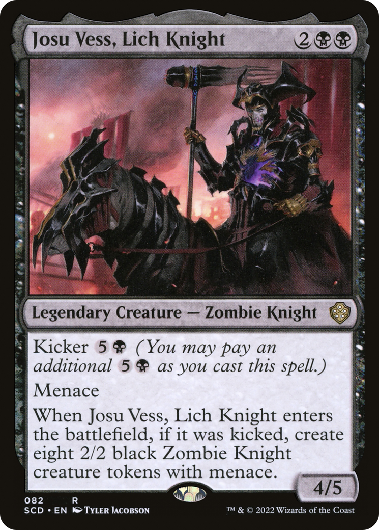 Josu Vess, Lich Knight [Starter Commander Decks] | Gate City Games LLC