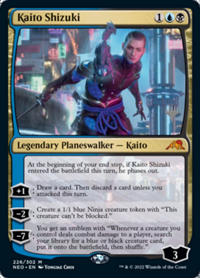 Kaito Shizuki (Promo Pack) [Kamigawa: Neon Dynasty Promos] | Gate City Games LLC