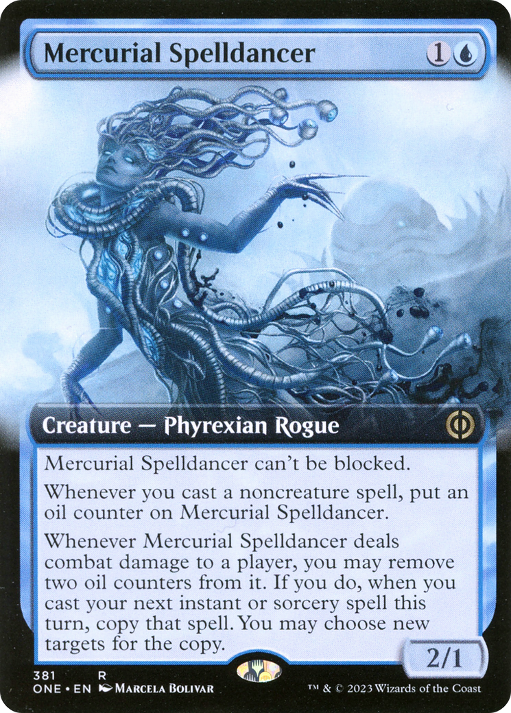 Mercurial Spelldancer (Extended Art) [Phyrexia: All Will Be One] | Gate City Games LLC