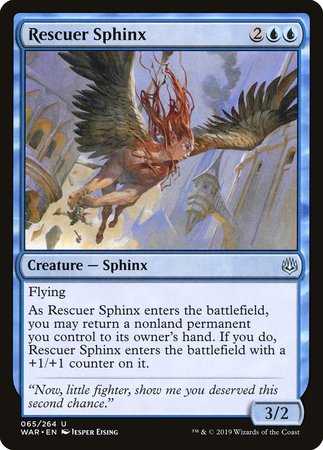 Rescuer Sphinx [War of the Spark] | Gate City Games LLC