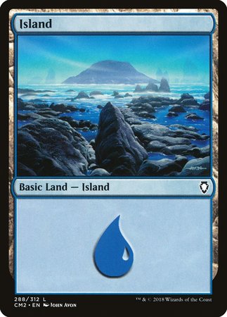 Island (288) [Commander Anthology Volume II] | Gate City Games LLC
