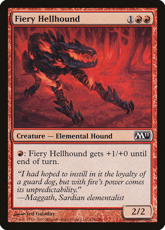Fiery Hellhound [Magic 2011] | Gate City Games LLC