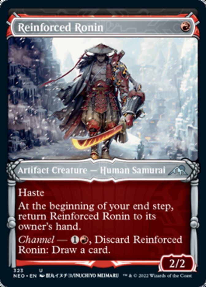Reinforced Ronin (Showcase Samurai) [Kamigawa: Neon Dynasty] | Gate City Games LLC