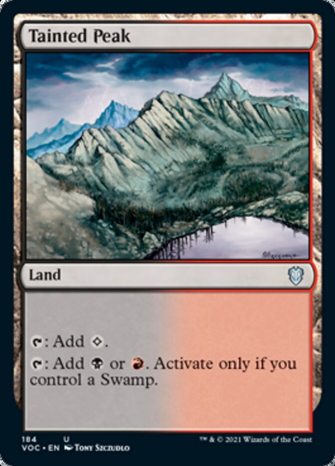 Tainted Peak [Innistrad: Crimson Vow Commander] | Gate City Games LLC