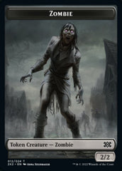 Zombie // Soldier Double-Sided Token [Double Masters 2022 Tokens] | Gate City Games LLC