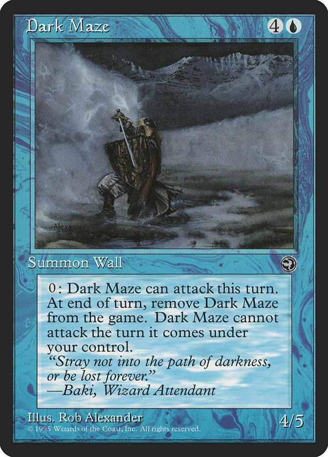 Dark Maze (Baki Flavor Text) [Homelands] | Gate City Games LLC