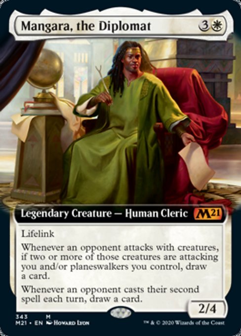 Mangara, the Diplomat (Extended Art) [Core Set 2021] | Gate City Games LLC
