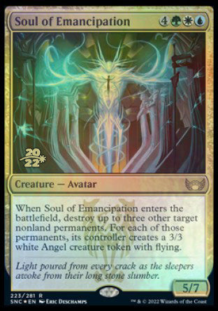 Soul of Emancipation [Streets of New Capenna Prerelease Promos] | Gate City Games LLC