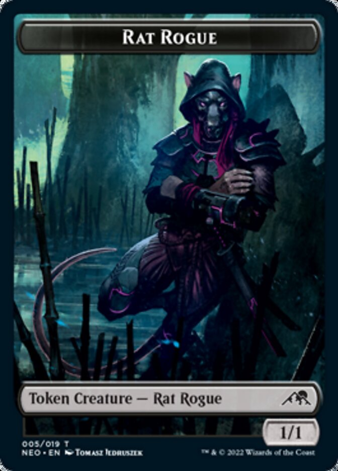 Rat Rogue Token [Kamigawa: Neon Dynasty Tokens] | Gate City Games LLC