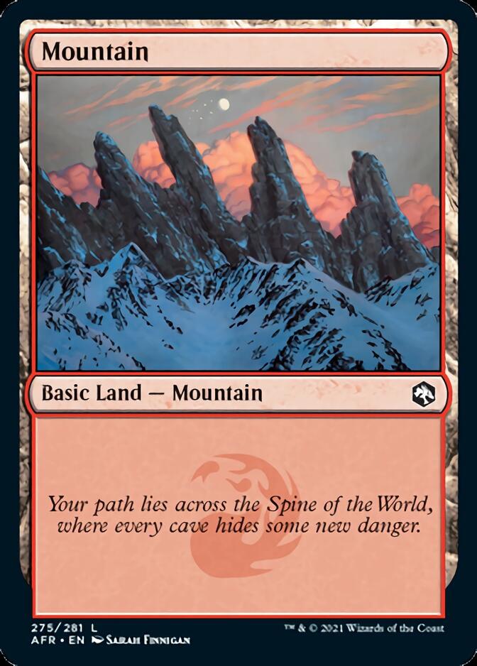 Mountain (275) [Dungeons & Dragons: Adventures in the Forgotten Realms] | Gate City Games LLC