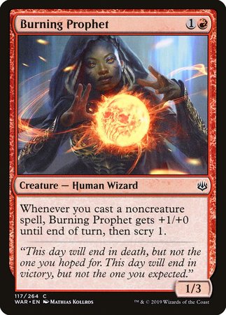 Burning Prophet [War of the Spark] | Gate City Games LLC