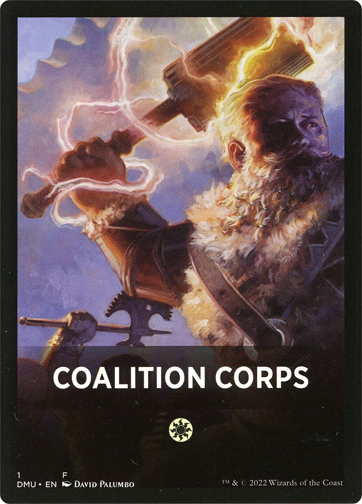 Coalition Corps Theme Card [Dominaria United Tokens] | Gate City Games LLC