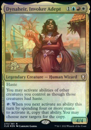 Dynaheir, Invoker Adept [Commander Legends: Battle for Baldur's Gate Prerelease Promos] | Gate City Games LLC