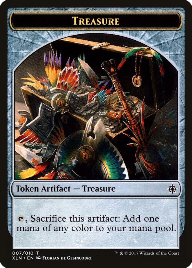 Treasure (007/010) [Ixalan Tokens] | Gate City Games LLC