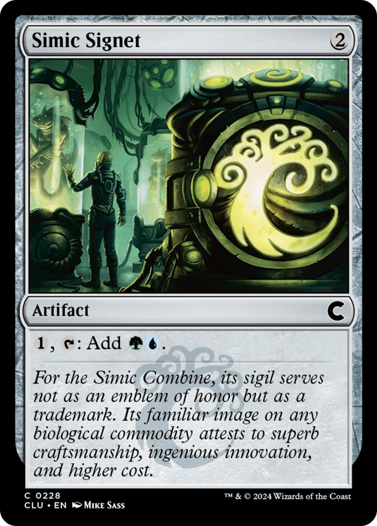 Simic Signet [Ravnica: Clue Edition] | Gate City Games LLC