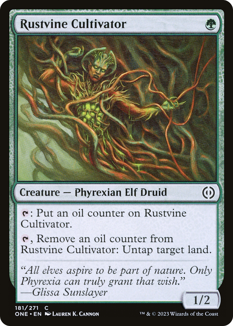Rustvine Cultivator [Phyrexia: All Will Be One] | Gate City Games LLC