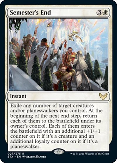 Semester's End (Promo Pack) [Strixhaven: School of Mages Promos] | Gate City Games LLC