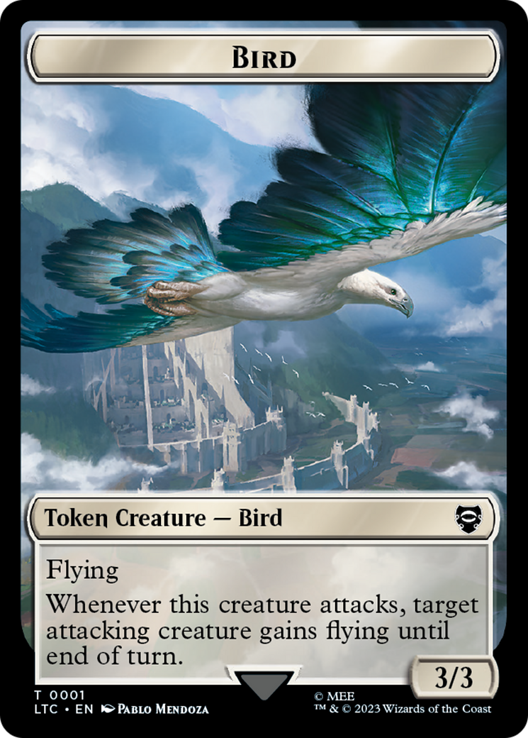 Bird // Goat Token [The Lord of the Rings: Tales of Middle-Earth Commander Tokens] | Gate City Games LLC