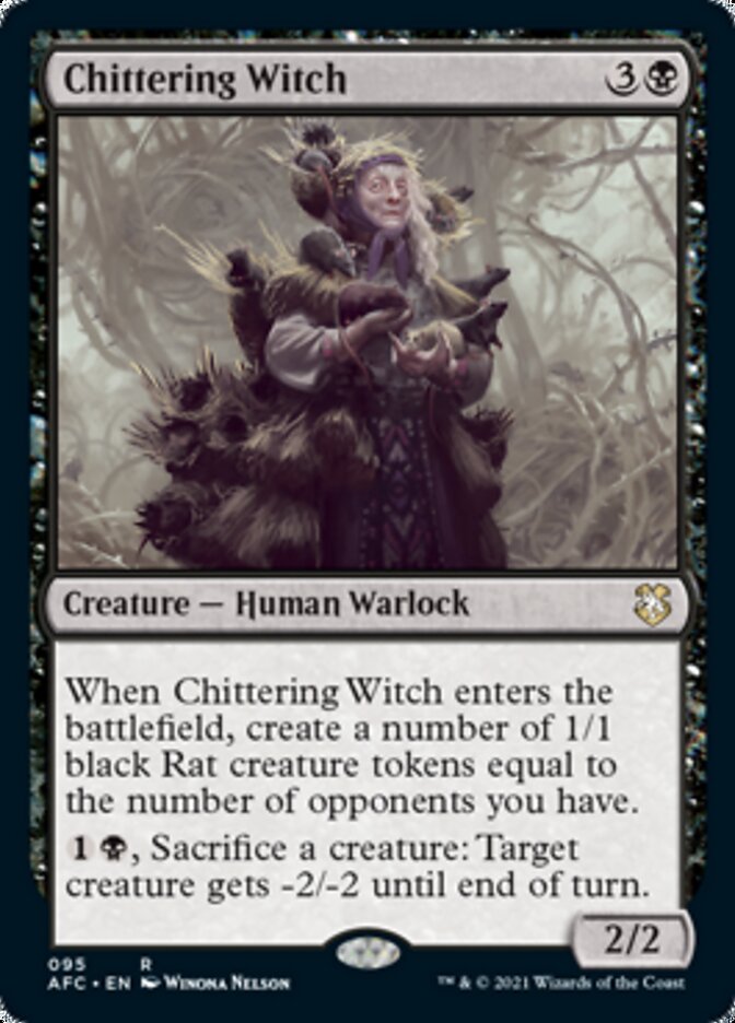Chittering Witch [Dungeons & Dragons: Adventures in the Forgotten Realms Commander] | Gate City Games LLC