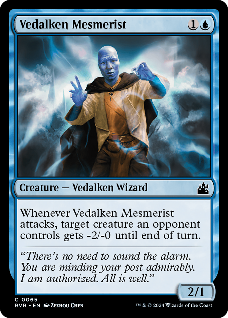 Vedalken Mesmerist [Ravnica Remastered] | Gate City Games LLC