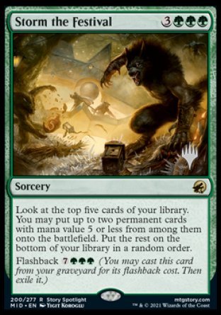 Storm the Festival (Promo Pack) [Innistrad: Midnight Hunt Promos] | Gate City Games LLC