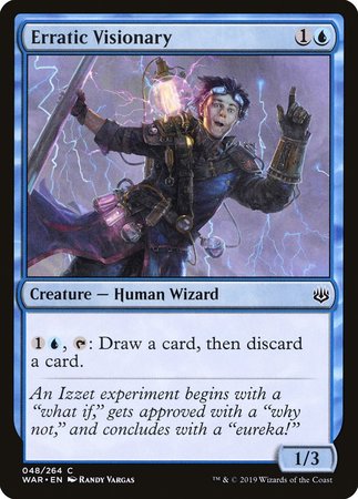 Erratic Visionary [War of the Spark] | Gate City Games LLC