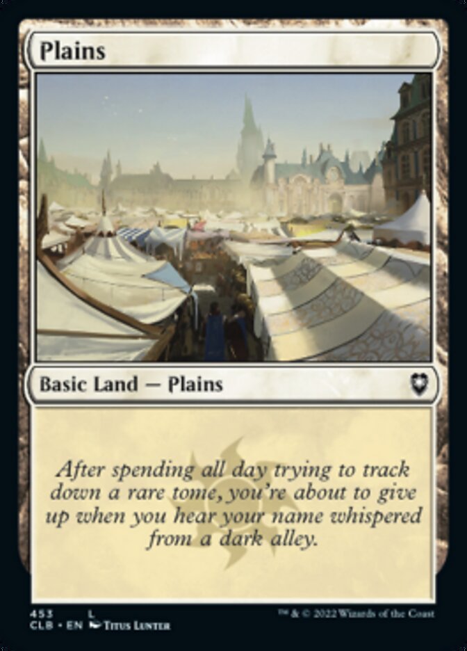 Plains (453) [Commander Legends: Battle for Baldur's Gate] | Gate City Games LLC