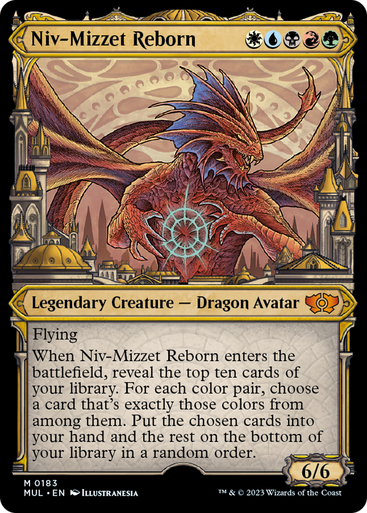 Niv-Mizzet Reborn (Halo Foil) [Multiverse Legends] | Gate City Games LLC